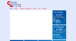 Desktop Screenshot of cl-druckzentrum.de