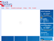 Tablet Screenshot of cl-druckzentrum.de